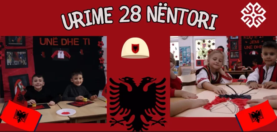 Our Preschool in the Prizren branch celebrated Albania’s Independence Day with joy! ✨
