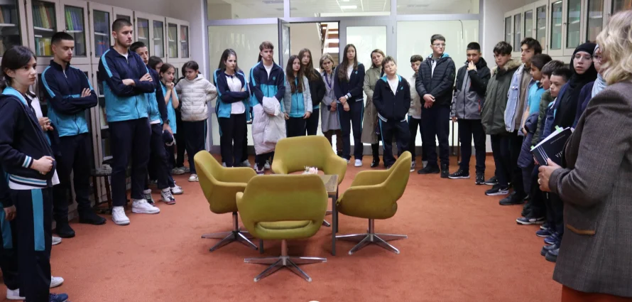 International Book Day Visit to the Institute of Albanology