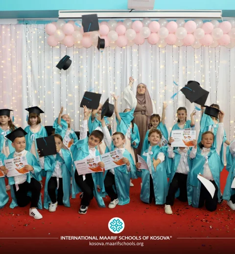 🎓Our first graders in Prishtina Branch celebrated their 
