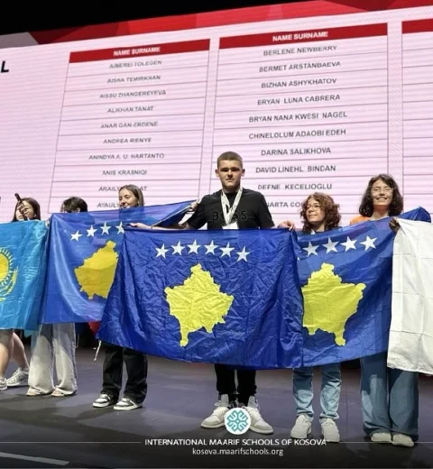 Our brilliant students from International Maarif Schools Of Kosova are returning from Barcelona with unforgettable memories and exceptional achievements! 🏅✈️