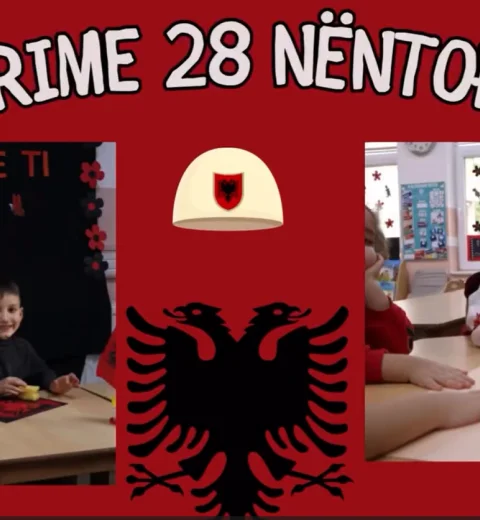 Our Preschool in the Prizren branch celebrated Albania’s Independence Day with joy! ✨