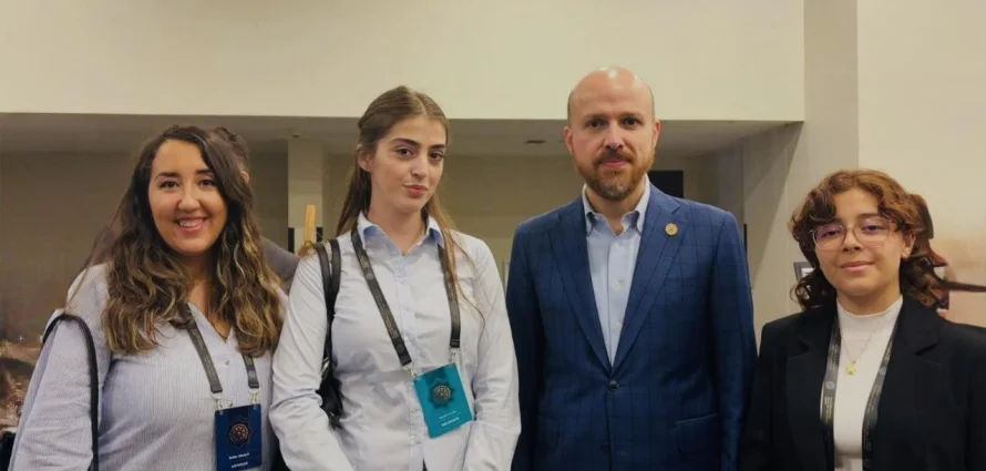 🌍 Our IMSK Students Meet Mr. Bilal Erdoğan at the Model OIC Summit!